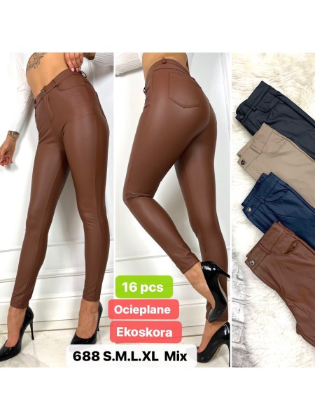 Spodnie /Legginsy Damskie OPCIEPLANE  . Size S-XL, Mix Kolor(12szt/paczka)