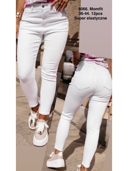 Spodnie Jeansy damskie ,Size 36-44.paczka 12szt,