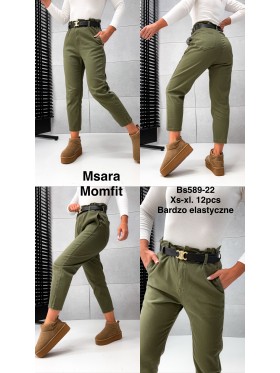 Spodnie Jeansy damskie M'sara,Size xs-xl.paczka 12szt,