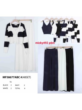 Komplety damskie, size uni, paczka 6szt ,Mix kolor