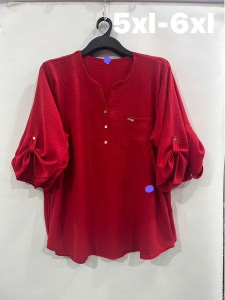 Bluzki damskie Polskie, Size 5xl-6xl, paczka 6szt 1kolor