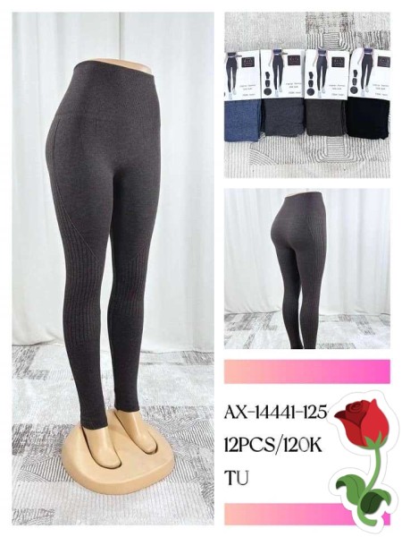 Legginsy damskie , size uni, paczka 12szt ,Mix kolor