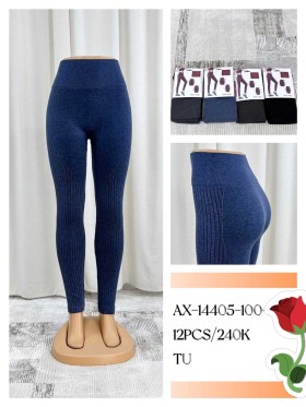 Legginsy damskie , size uni, paczka 12szt ,Mix kolor