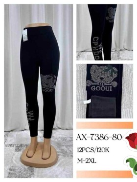 Legginsy damskie , size M-2XL, paczka 12szt ,Mix kolor