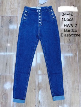 Spodnie Jeansy damskie ,Size 34-42.paczka 10szt,