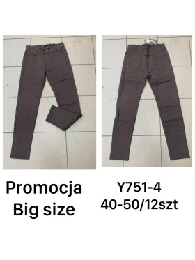 Spodnie Jeansy damskie ,bigSize 40-50.paczka 12szt,