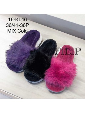 Buty Kapcie Damskie (36-41, 36par) mix kolor