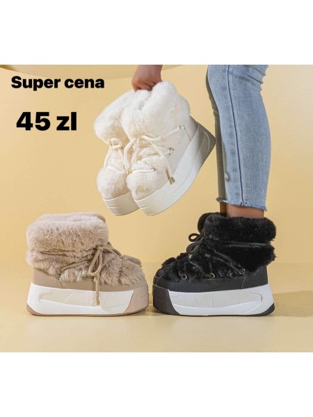 Buty Śniegowce Damskie (36-41, 12par)