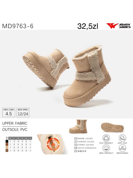 Buty Śniegowce Damskie (36-41, 12par)