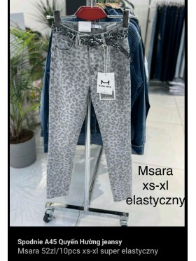 Spodnie Jeansy damskie M'sara.Size xs-xl.paczka 10szt,