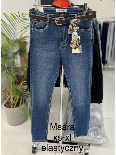 Spodnie Jeansy damskie M'sara .Size xs-xl.paczka 10szt,