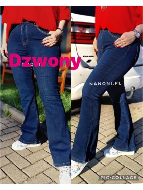 Spodnie Jeansy damskie  .bigSize 42-50.paczka 10szt,