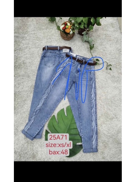 Spodnie Jeansy damskie  .Size 25-30.paczka 12szt,