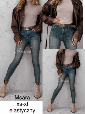 Spodnie Jeansy   elastyczny damskie M'sara .Size xs-xl.paczka 10szt,