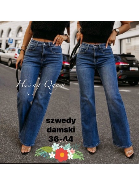 Spodnie Jeansy   damskie  .Size 36-44.paczka 12szt,