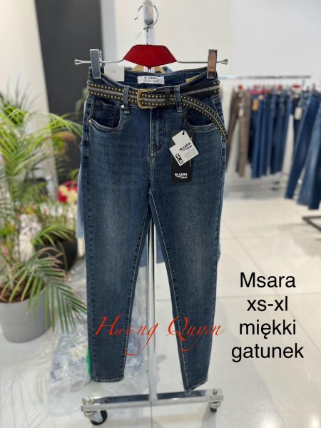 Spodnie Jeansy   damskie M'sara .Size xs-xl.paczka 10szt,