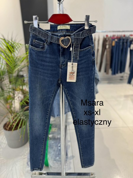 Spodnie Jeansy   damskie M'sara .Size xs-xl.paczka 10szt,