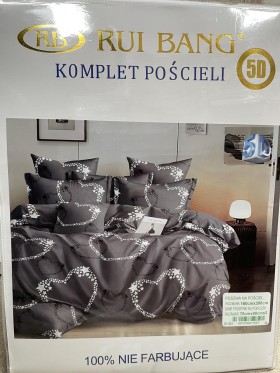 Komplet pościeli 100% satyna - bawełna 3 Częściowy Rozmiar :160/200cm