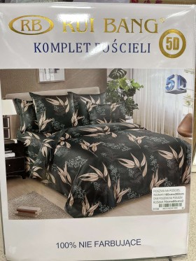 Komplet pościeli 100% satyna - bawełna 3 Częściowy Rozmiar :160/200cm