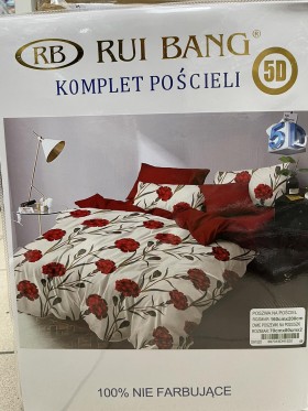 Komplet pościeli 100% satyna - bawełna 3 Częściowy Rozmiar :160/200cm