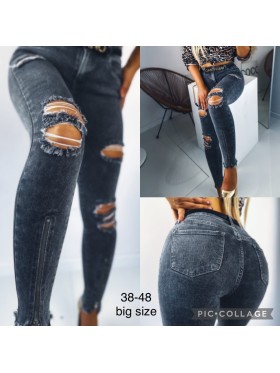 Spodnie Jeansy damskie .bigSize 38-48.paczka 10szt,