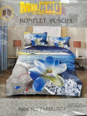 Komplet pościeli 100% satyna - bawełna 4 Częściowy Rozmiar :200/220cm