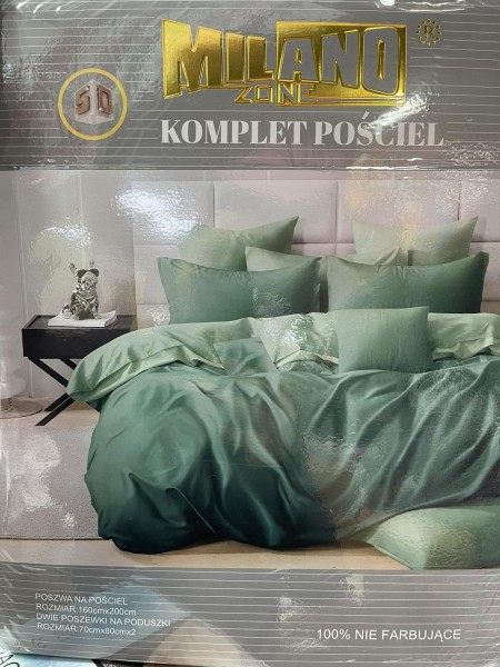 Komplet pościeli 100% satyna - bawełna 3 Częściowy Rozmiar :160/200cm