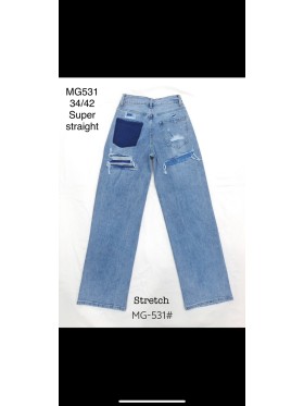 Spodnie Jeansy damskie .Size 34-42.paczka 10szt,