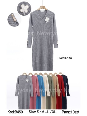 Sukienki damskie , size S-XL, paczka 10szt ,Mix kolor