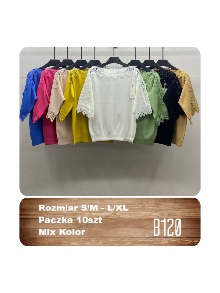 Bluzki damskie , size S-XL, paczka 10szt ,Mix kolor