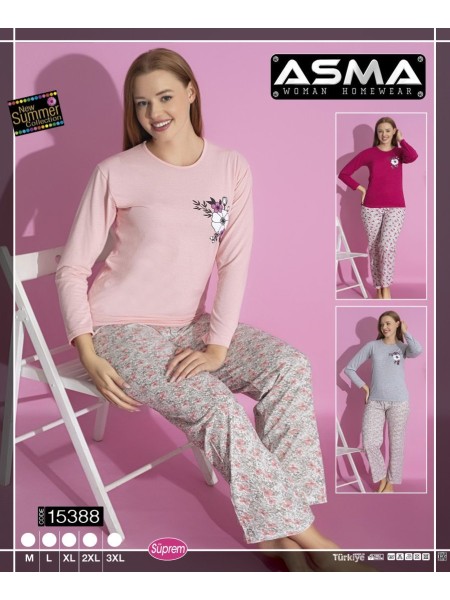 Piżama damskie tureckie, size S-2XL, paczka 10szt ,mix kolor