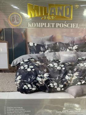 Komplet pościeli 100% satyna - bawełna 3 Częściowy Rozmiar :160/200cm