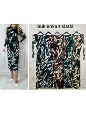 Sukienki damskie Polskie, Size uni, paczka 4szt 1 kolor