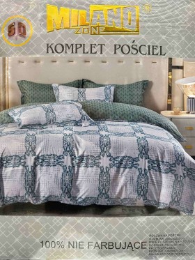 Komplet pościeli 100% satyna - bawełna 4 Częściowy Rozmiar :200/220cm