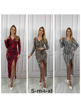 Sukienki damskie Polskie, Size s-xl, paczka 4szt 1 kolor