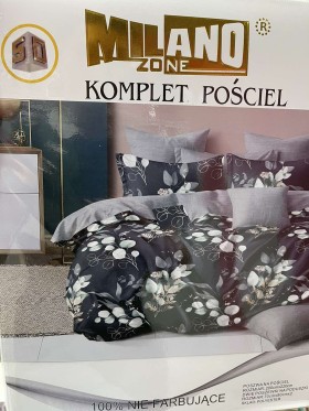 Komplet pościeli 100% satyna - bawełna 3 Częściowy Rozmiar :200/220cm