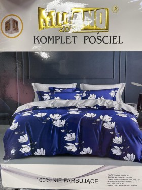 Komplet pościeli 100% satyna - bawełna 3 Częściowy Rozmiar :200/220cm