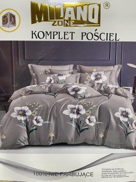 Komplet pościeli 100% satyna - bawełna 3 Częściowy Rozmiar :200/220cm