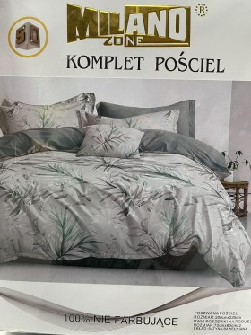 Komplet pościeli 100% satyna - bawełna 3 Częściowy Rozmiar :200/220cm