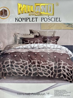 Komplet pościeli 100% satyna - bawełna 3 Częściowy Rozmiar :200/220cm