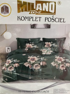 Komplet pościeli 100% satyna - bawełna 3 Częściowy Rozmiar :200/220cm