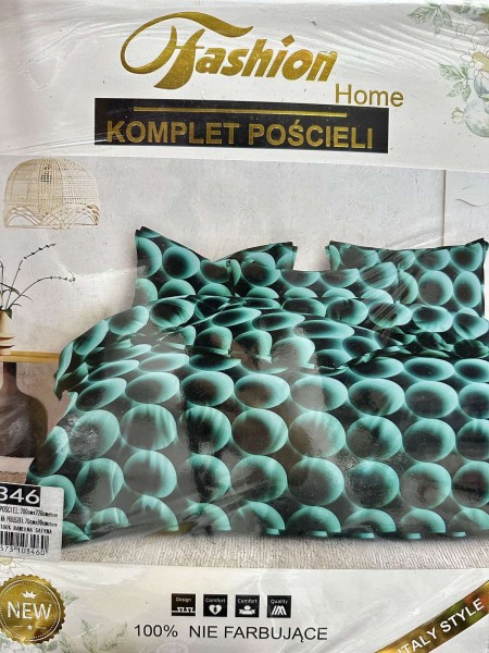 Komplet pościeli 100% satyna - bawełna 3 Częściowy Rozmiar :200/220cm