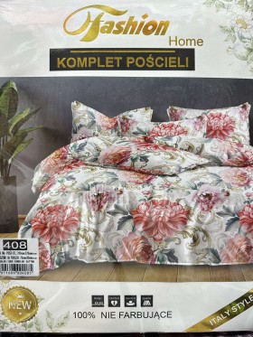 Komplet pościeli 100% satyna - bawełna 3 Częściowy Rozmiar :200/220cm