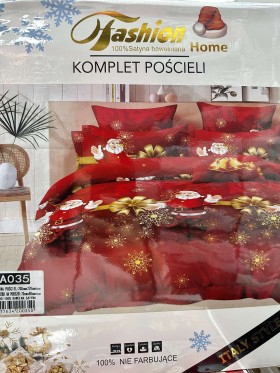 Komplet pościeli 100% satyna - bawełna 3 Częściowy Rozmiar :200/220cm