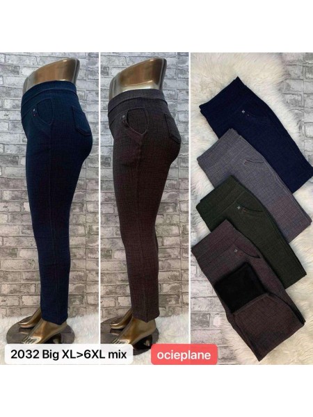 Spodnie damskie , size XL-6XL, paczka 12szt ,mix kolor