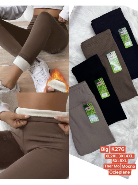 Legginsy damskie , size XL-6XL, paczka 12szt ,mix kolor