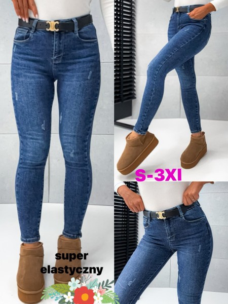 Spodnie Jeansy damskie .Size s-3xl.paczka 12szt,