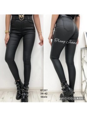 Spodnie skórzane damskie .Size 34-42.paczka 10szt,