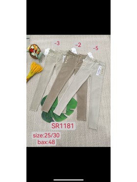 Spodnie Jeansy damskie .Size 25-30 .paczka 12szt,