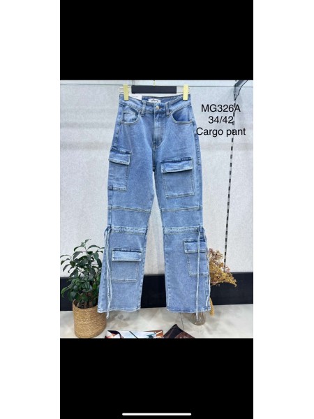 Spodnie Jeansy damskie .Size 34-42.paczka 10szt,